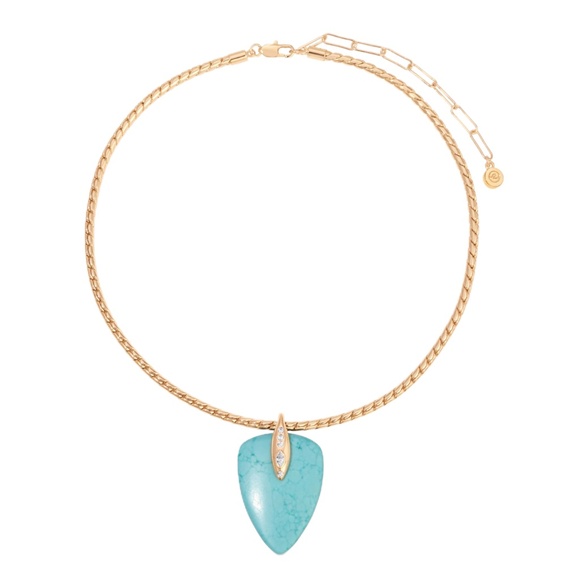 Ettika Turquoise Solstice Pendant Choker - Picture 1 of 2